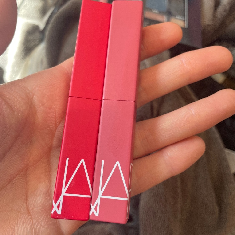 Nars Powermatte Lipsticks in American Woman and Dragon Girl
